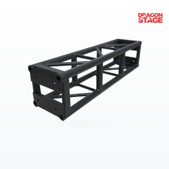 Black 300mm Plate-Ended Bolt Box Truss for Stage Lighting & Events – 3mm Wall