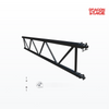 Black 290mm Aluminum Flat Ladder Truss 50x2mm with Spigot Connection – Custom Length