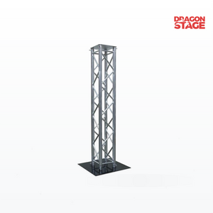 1.5m Portable Aluminum Moving Head Truss Totem Stand with 500mm Base – Silver or Black