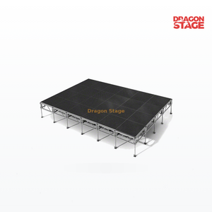 Portable Aluminum Stage System 7.32 × 4.88m Adjustable Event Platform