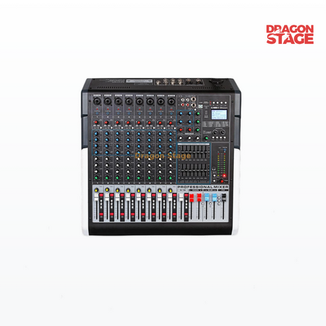 Professional Audio Mixer with DSP Effects for DJs, Bands and Small Events