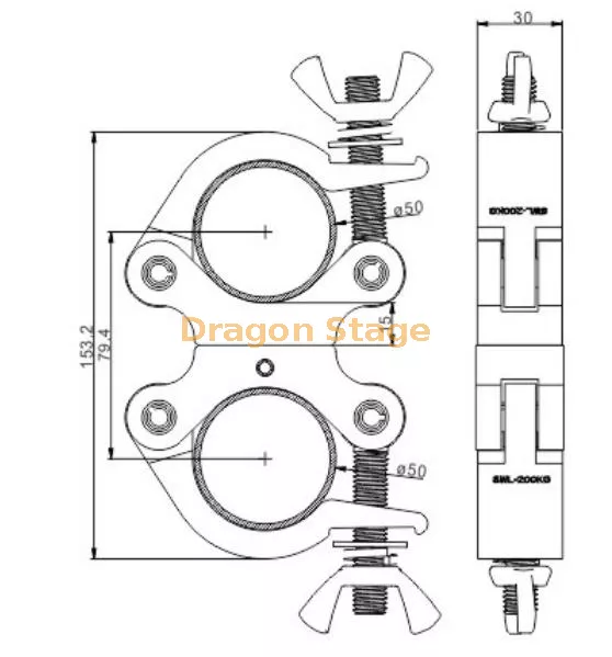 6061 Aluminium Lighting Clamp5.webp