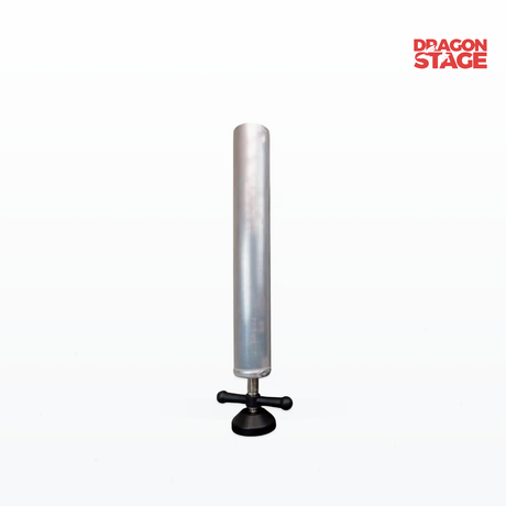 Fixed Height Ø50x3mm Aluminum Stage Legs with Swivel Feet for Quick Stage