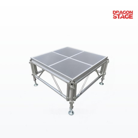 4' x 4' 18mm Plexiglass Acrylic Deck All-Terrain Height Adjustable Stage for Weddings & Events