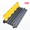 3-hole Rubber Cable Ramp for Exhibition Hall Cable Safeguard