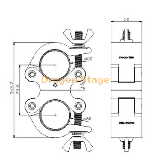 Heavy Duty 6061 Aluminum Truss Clamp4.webp