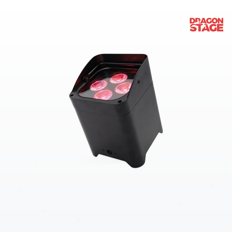 4×18W 6-in-1 Battery LED Uplight with DMX512, WiFi Optional