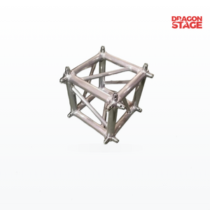 Aluminum Spigot 6 Ways Corner Truss Cube Connector 520x520mm for for Event Production System