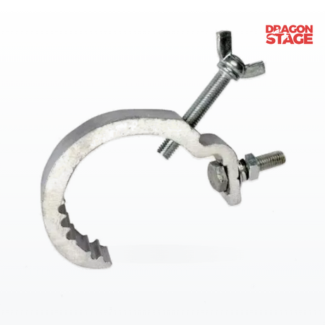 Silver Aluminum Stage Light Clamp, Outdoor Lamp Clamp Pliers & Spare Parts for Outdoor Stage Luminaire Fastening