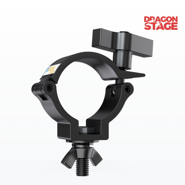 Black 100kg Quick-Twist Half Coupler for Stage Lighting, AV Equipment & Event Truss