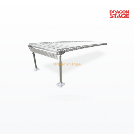 3m Portable Aluminum Loading Ramp with Support Leg – 400kg Capacity