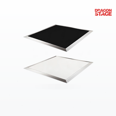 Portable Plywood Dance Floor Panels – 4x4ft & 1x1m in Black, White or Amber