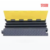 3-hole Rubber Cable Ramp for Exhibition Hall Cable Safeguard