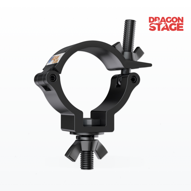 Black Aluminium Truss Clamp for Mobile DJ Rigs, Exhibition Lighting & Event Displays