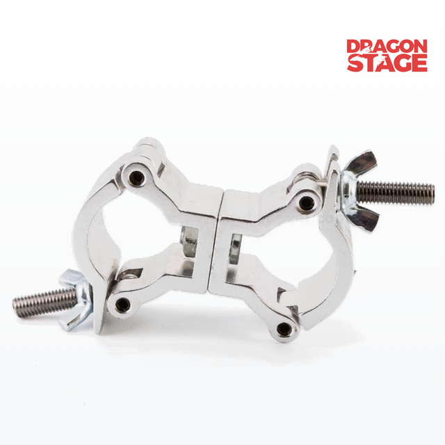 6061 Aluminium Double Swivel Coupler for Deco Truss, Lighting Outriggers & Banner Supports