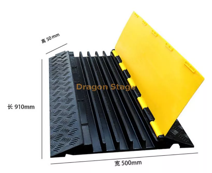 5-hole Rubber Cable Ramp Protective Board4.webp