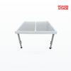 Transparent Quick-Lock Stage Deck with Single Center Support – Tempered Glass or Acrylic