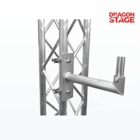 DT-F34 Aluminum Truss Speaker Mount, Vertical Truss Tower Attachment for Truss Tower Speaker Hanging
