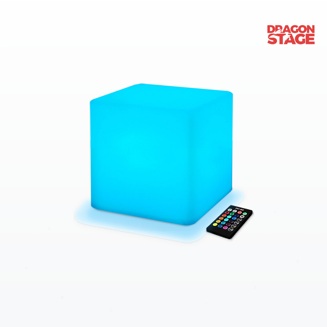 40x40x40cm Rechargeable LED Color Changing Cube Chair