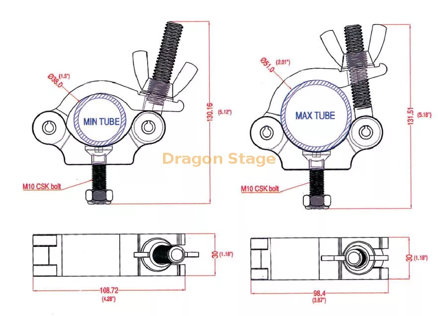 300kg Aluminium Stage Clamp5.webp