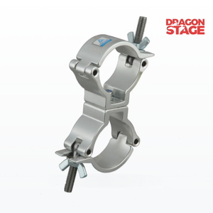 Dual-JR Swivel Truss Clamp for Moving-Head Fixtures, DJ Lighting & Event Rigging