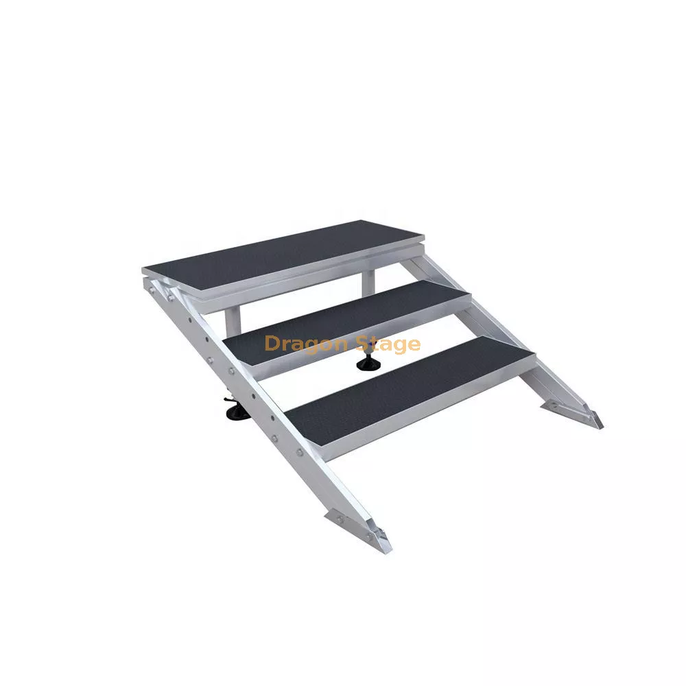 Aluminum Adjustable Portable Stage Stairs2.webp