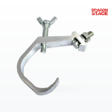 Anti-Slip Cast Aluminum Heavy-Duty Stage Lamp Clamp Hook Kit for Truss Mounted Luminaire Installation