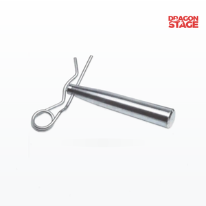 F34 Truss Conical Coupler Pin with R-Clip for 290mm Square Truss