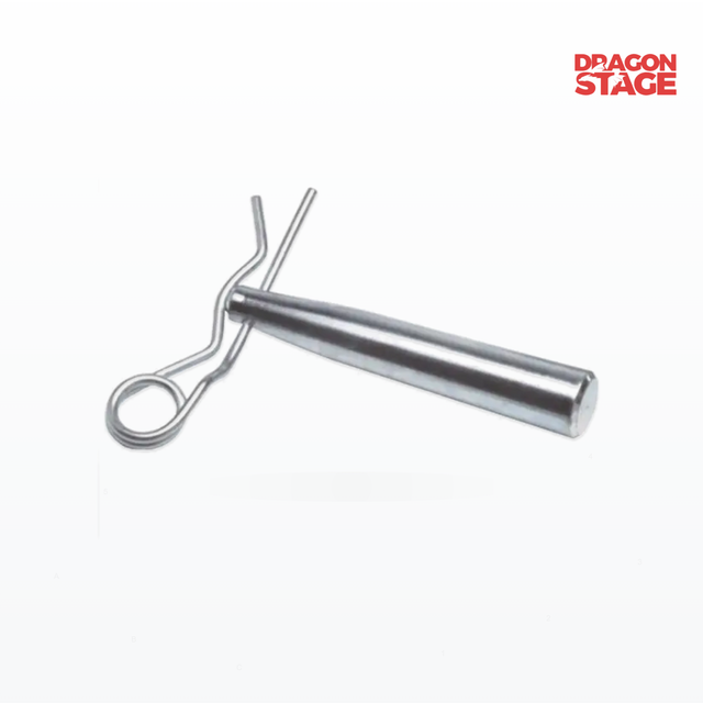 F34 Truss Conical Coupler Pin with R-Clip for 290mm Square Truss