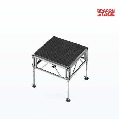 4' x 4' All-Terrain Height Adjustable Stage Platform for Uneven Ground & Outdoor Events