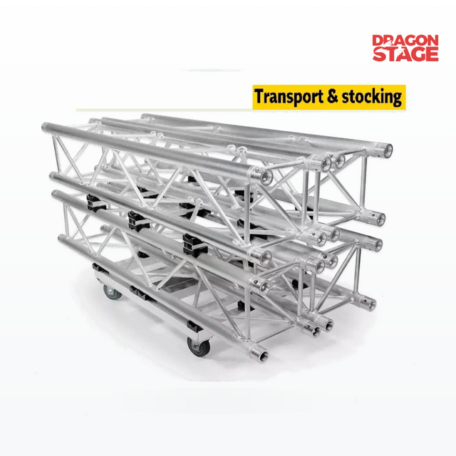 Aluminum Truss Trolley Cart Kit for F33 F34 290/300mm 12in Bolt Truss for Event Truss Loading