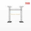 2.5m High × 2m Wide DJ Booth Truss Backdrop with Circular Top Rings