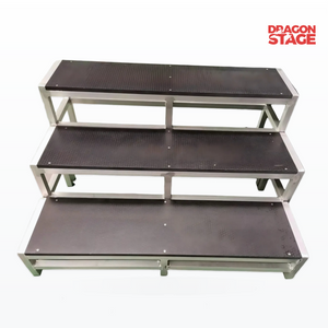 Aluminum Fixed Height Stair Step for Folding Stage 1M width for Wedding Structure