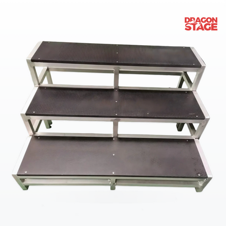 Aluminum Fixed Height Stair Step for Folding Stage 1M width for Wedding Structure