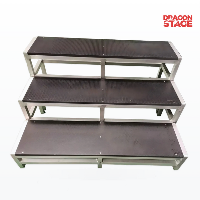 Aluminum Fixed Height Stair Step for Folding Stage 1M width for Wedding Structure