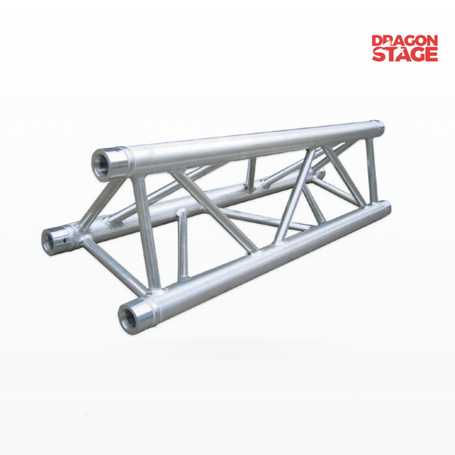 Black 290mm Aluminum Spigot Triangle Truss 50x3mm – 0.5–2.5m Custom Length