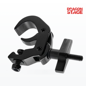 Black 48–51mm Aluminium Gripper Clamp for Stage Lighting, Truss Mounting & Event Rigging