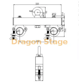 290mm Lighting Truss Suspension Adapter4.webp