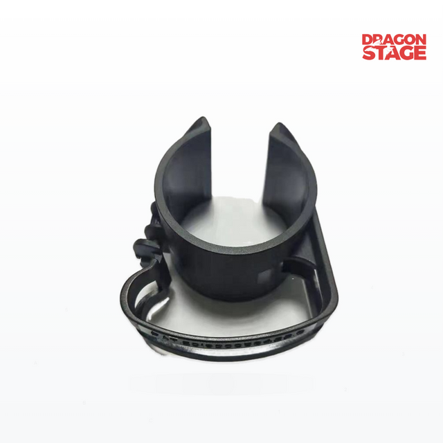 Black Plastic Truss Cable Management Clip with Rubber Ring for 50mm Tubes
