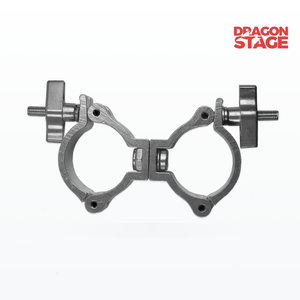 60kg Slimline Aluminum Double Clamp for 48–52mm Tubes Stage Lighting & Event Rigging