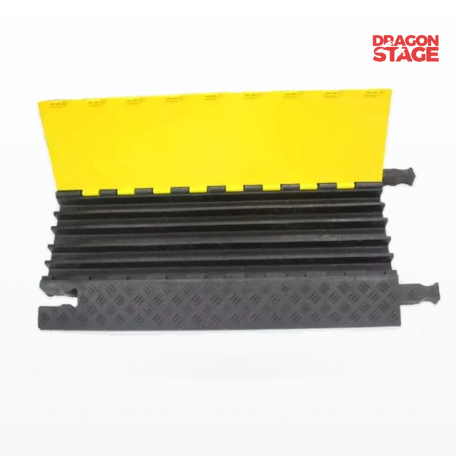 5-hole Rubber Cable Ramp Protective Board for Temporary Event Cable Management