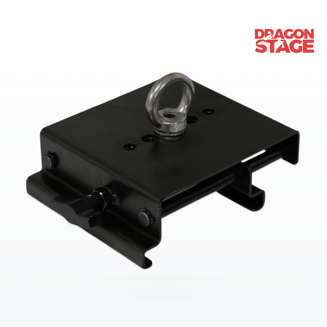 Black Iron Tent Clamp for Truss Pipe & Canopy Pole Mounting at Outdoor Events
