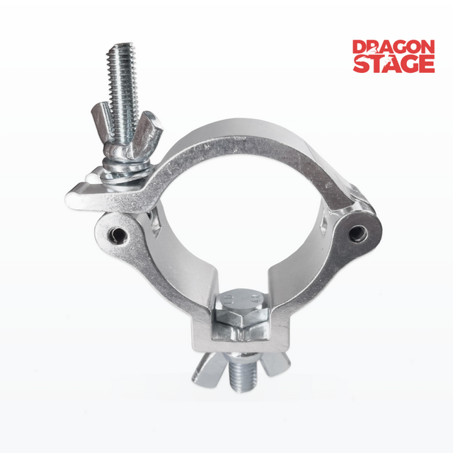 100kg Slim Aluminum O Clamp for Stage Lighting and 48–52mm Truss Tubes