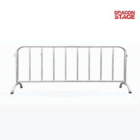 25 kg 1.2×2 m Stainless‑Steel Mobile Traffic Isolation Barrier Fence for Pedestrian Zone Segregation