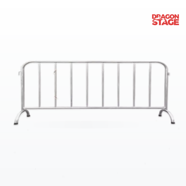25 kg 1.2×2 m Stainless‑Steel Mobile Traffic Isolation Barrier Fence for Pedestrian Zone Segregation