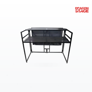 Foldable Black Aluminum Dj Booth Table folding for Concert