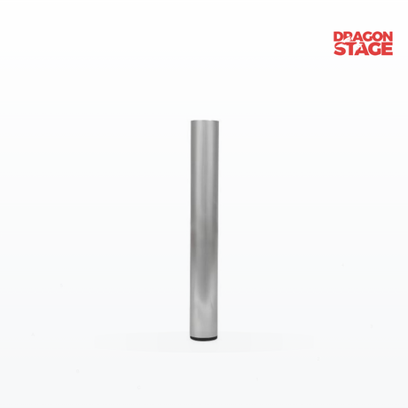 Fixed Height Ø50x3mm Aluminum Stage Legs with Hard Plastic End Caps for Quick Stage