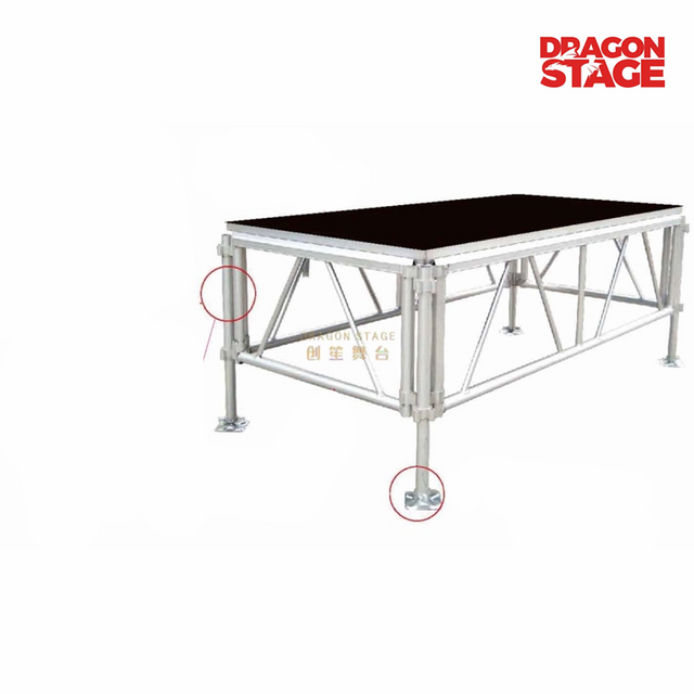 4' x 8' All-Terrain Height Adjustable Stage Platform